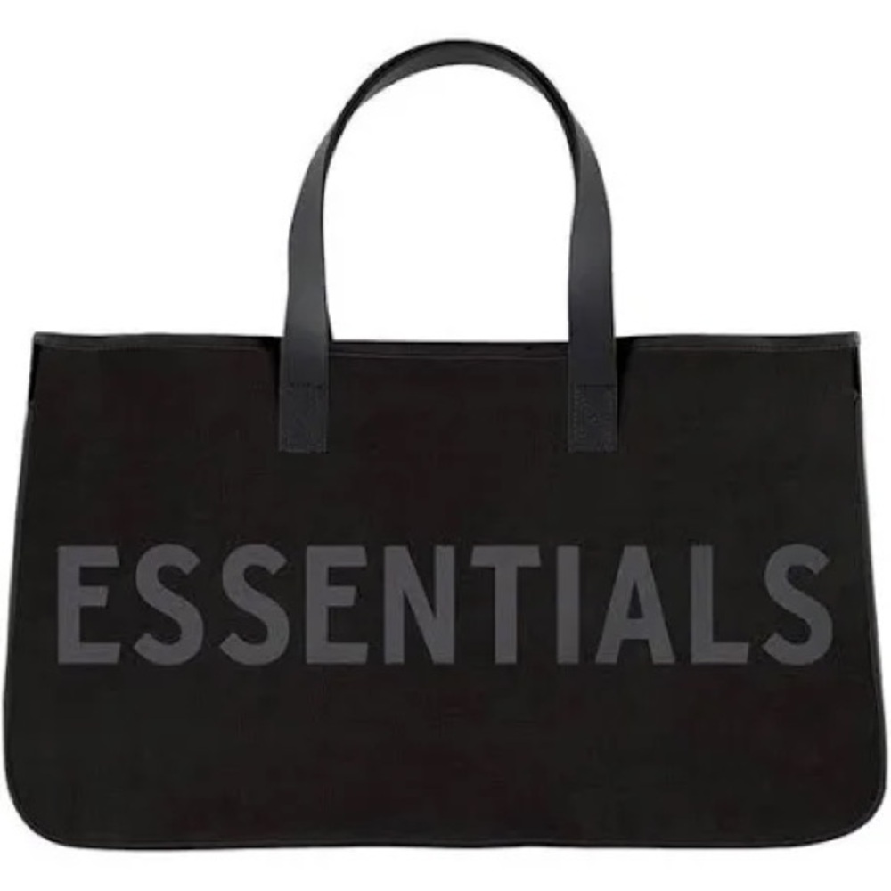 Black Canvas Tote - Essentials